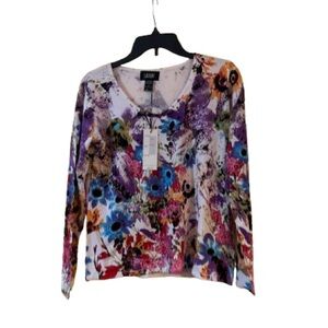 Lou Lou & Company Multicolor Artistic Long Sleeve Top